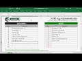Sort Log in Alphabetical Order