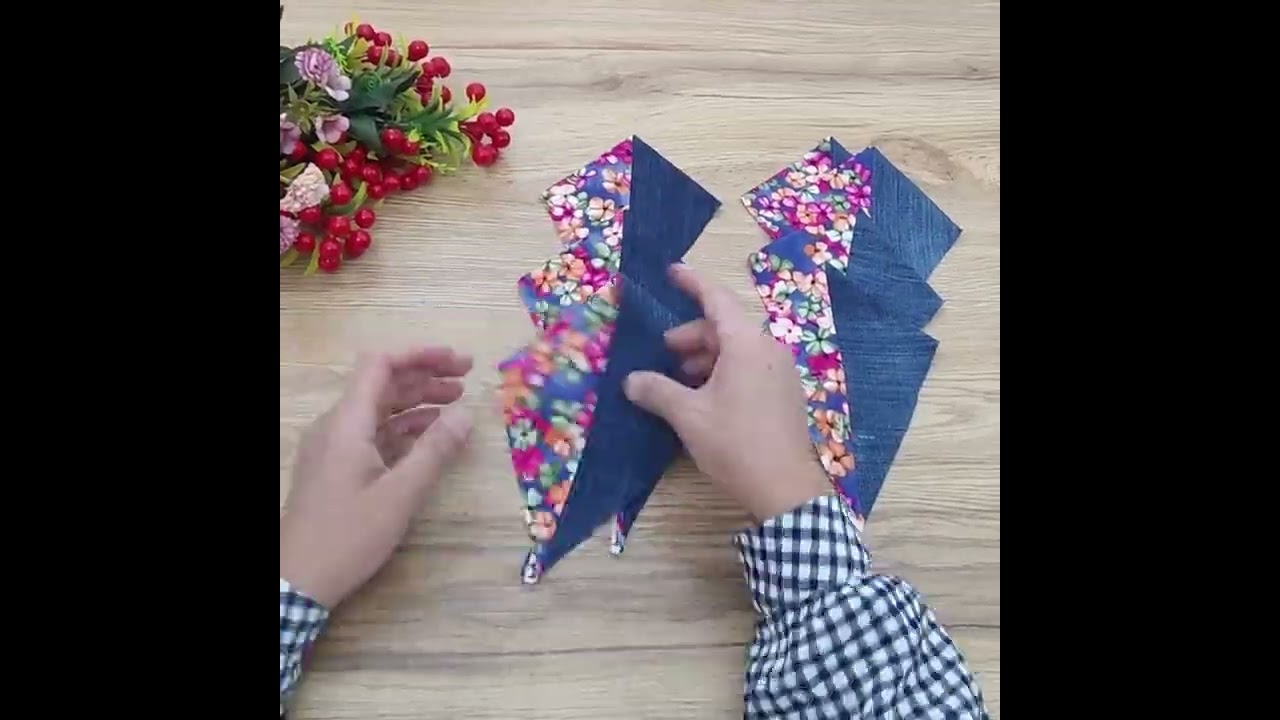 Stunning Patchwork Technique. It is too easy to make even for the sewing beginners ❤️