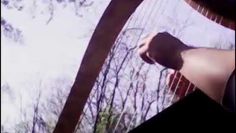 BACH PRELUDE IN C (leverless version)(Dusty Strings Ravenna 26 harp)