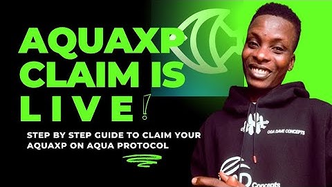 Aqua Protocol Claim is live! See how to claim your Aqua Protocol