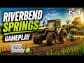 Riverbend Springs Gameplay #4 | Challenger MT635 Field Work & Equipment Cleaning | FS25 PS5