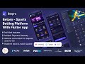 Betpro Sports Betting Platform 2024 PHP Laravel Admin Panel With Flutter App ios and android app