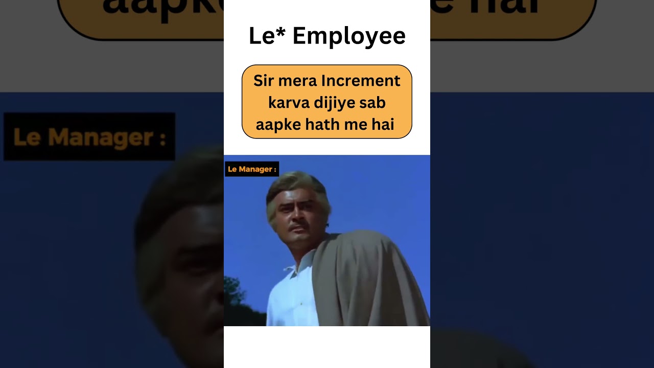 Employee Says ‘It’s in Your Hands’ But Manager is Thakur! 🤣 