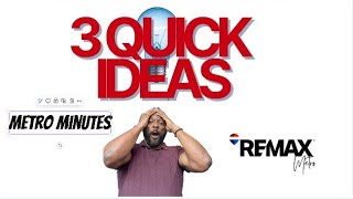 Metro Minutes Ep. 36 | 3 Quick Wins for Agents: Branding, Lead Gen, & Video Power 🎯