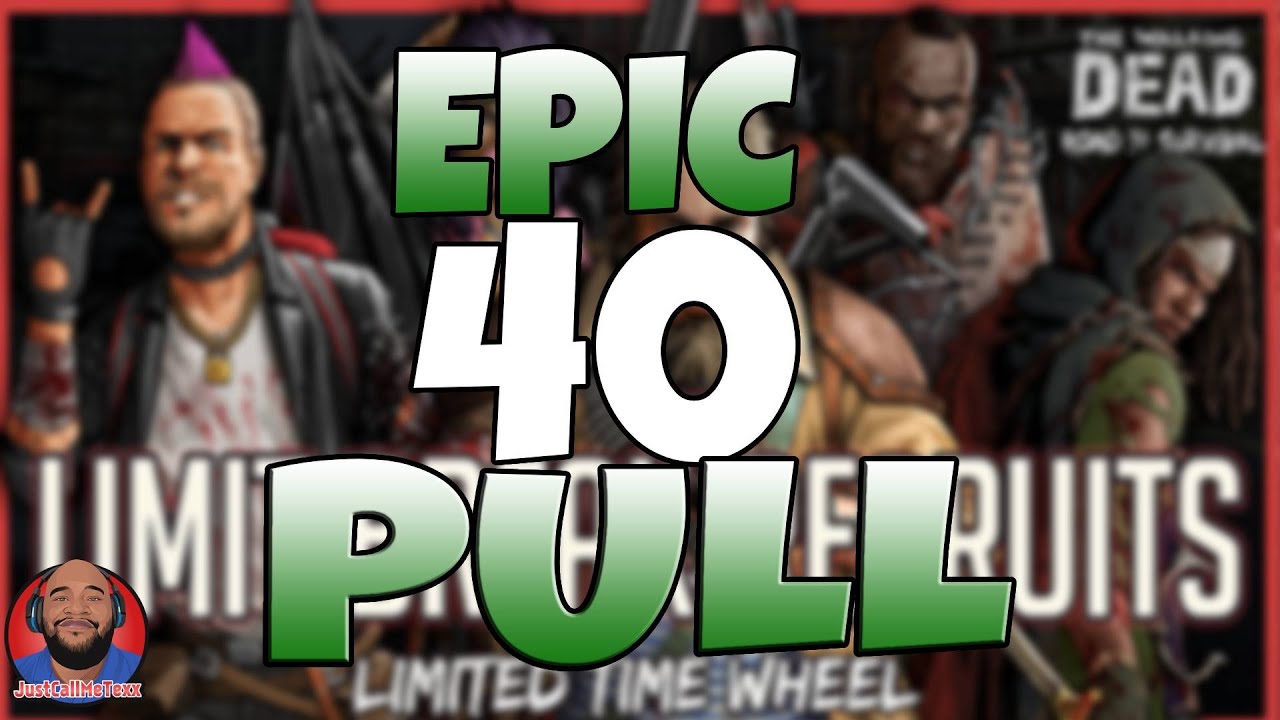 TWD RTS:EPIC 40 PULL| Limit Break Wheel | The Walking Dead Road to Survival