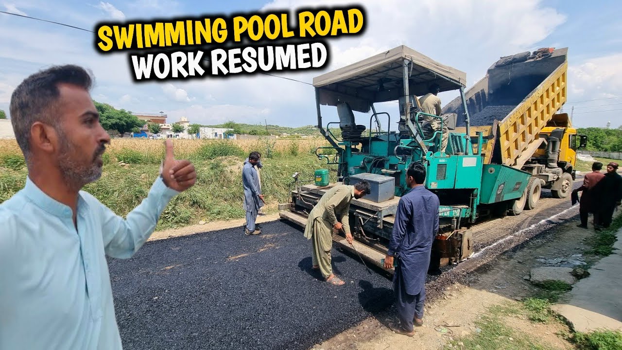 Swimming Pool Road Work Resumed || Khadimabad Road Work Dadyal Azad Kashmir