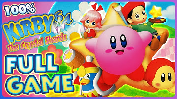 Kirby 64 : The Crystal Shards FULL GAME 100% Longplay (N64) 4k
