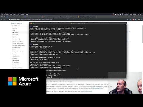 How to install and experiment with Azure CLI on macOS | Azure Developer Streams