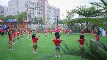 Bài tập thể dục trường mầm non Khai quang