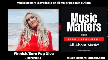 Finnish superstar singer “Jannike” joins us for a Music Matters chat ​⁠@Jannikeofficialvideos