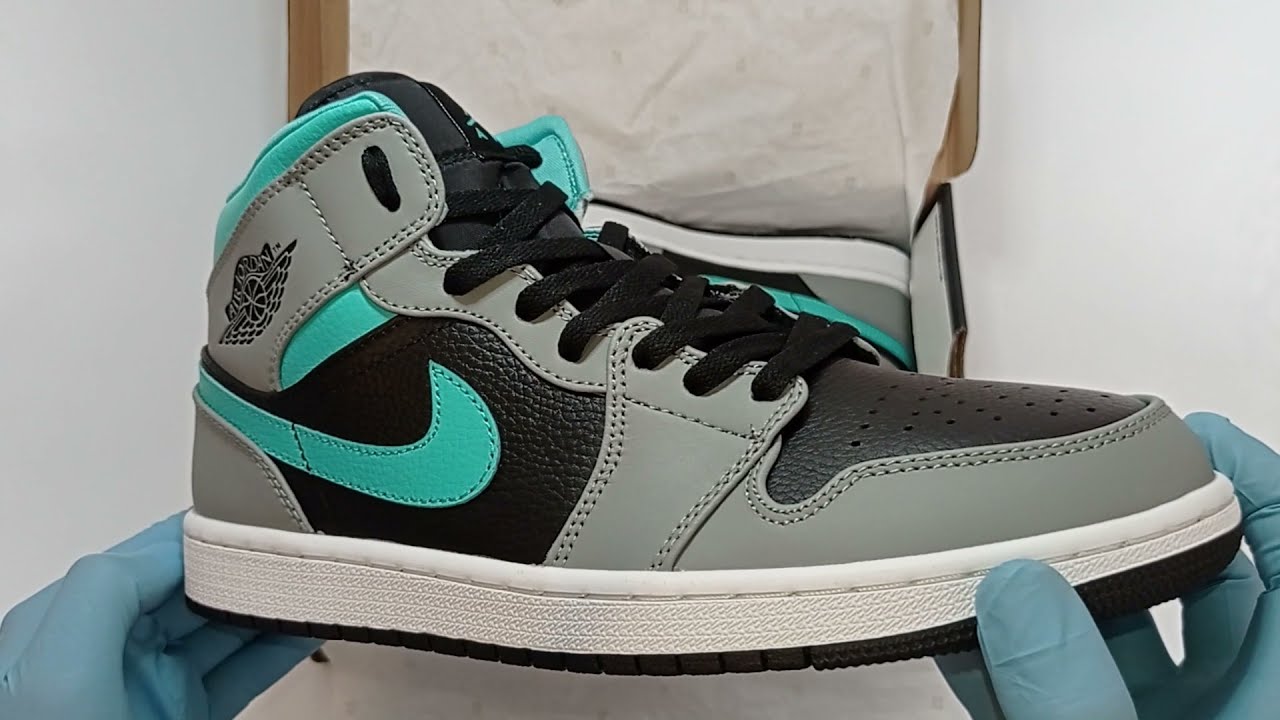 jordan 1 grey aqua high