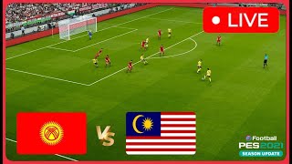 Kyrgyzstan vs Malaysia LIVE 🔴 Asian -World Cup - Qualification 2026 ⚽ Live Simulation/Recreation