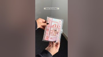 Cutest School Journal Diary Ever 🌷✨🎀#stationery #diary #kawaii #cute #journaling #stationary