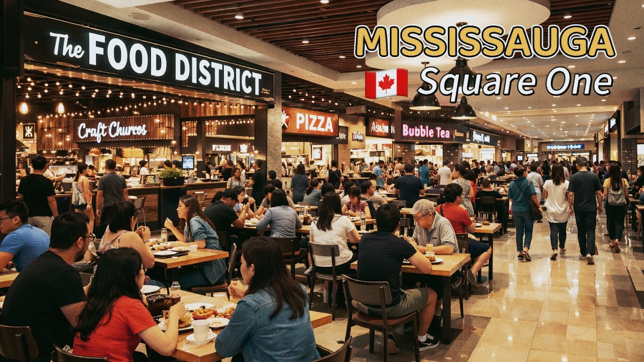 Square One Shopping Centre | The Largest Mall in Mississauga Ontario Canada | Toronto Life 4K