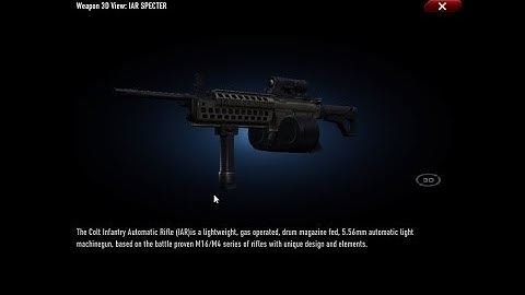 Contract Wars Colt IAR W-Task completed