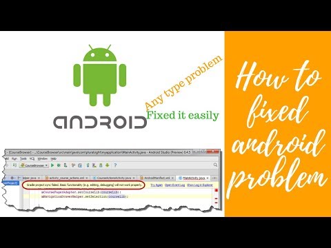 How to fixed gradle problem in android studio