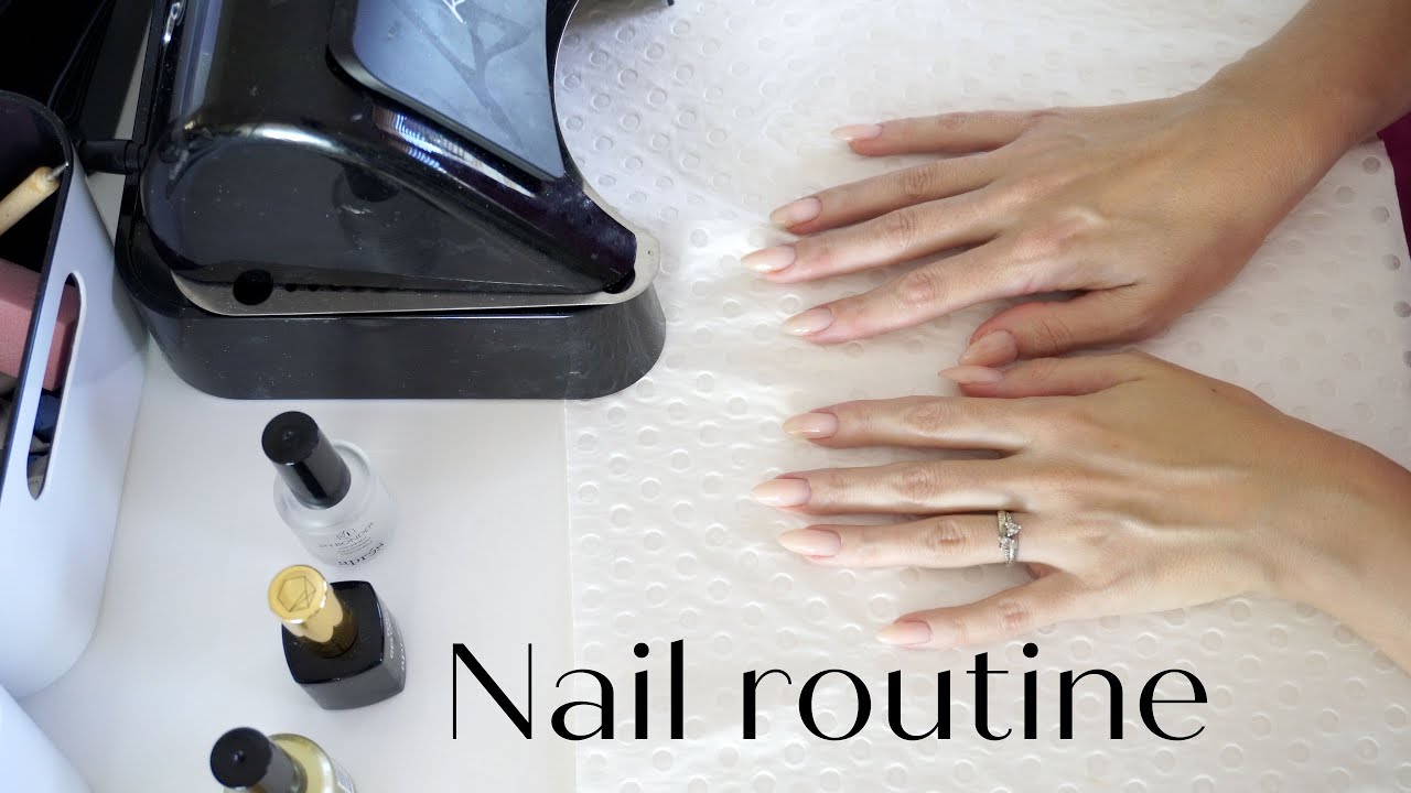Night Nail Routine Current Nail Routine - YouTube
