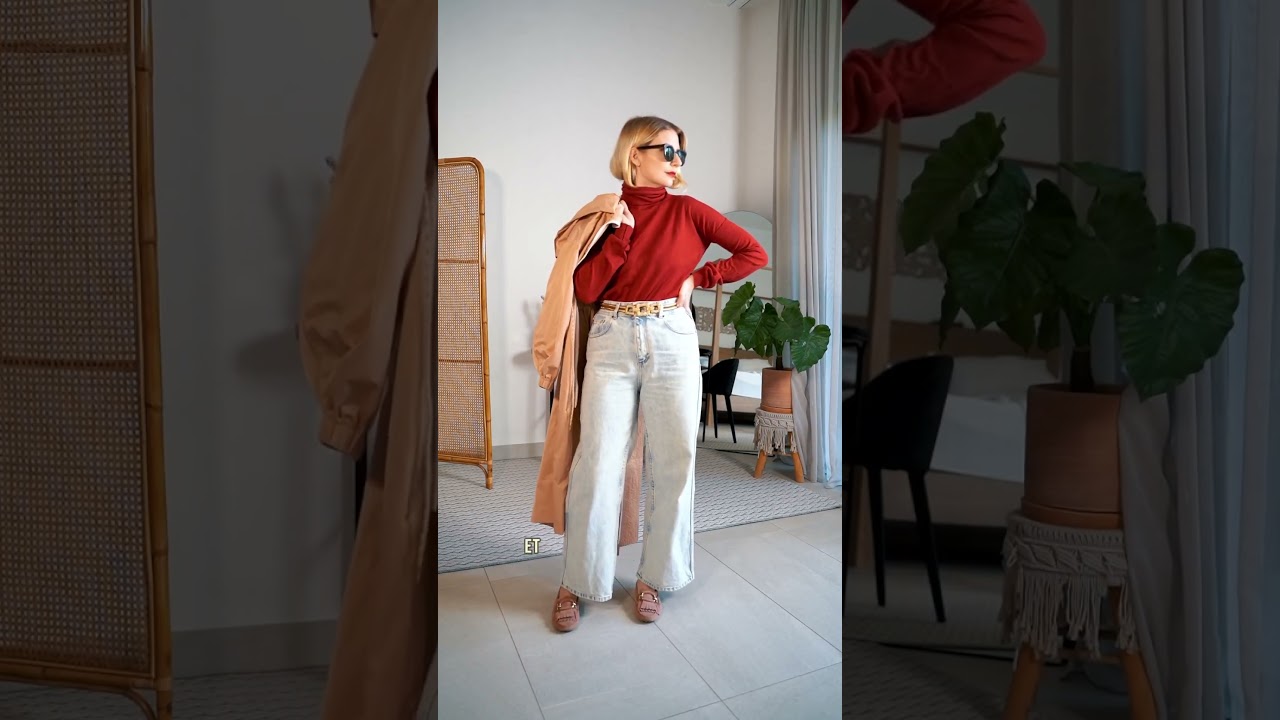 5 ASTUCES POUR PORTER VOTRE JEAN CLAIR A L’AUTOMNE 🍂 