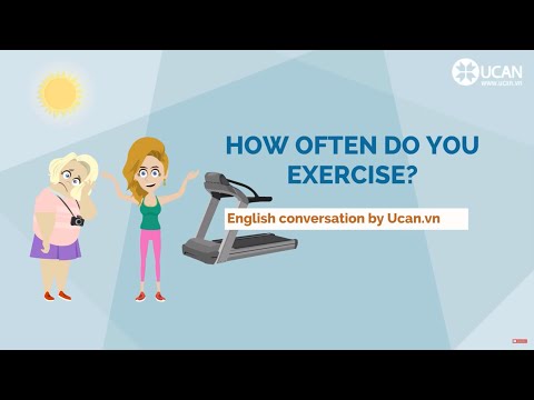 Learn English Conversation: Lesson 9. How often do you exercise?