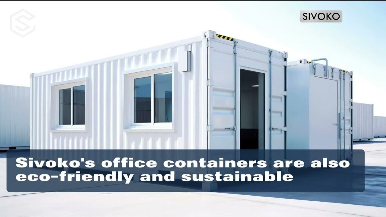 ELEVATE YOUR SPACE WITH SIVOKO'S MODULAR CONTAINER SYSTEM YouTube
