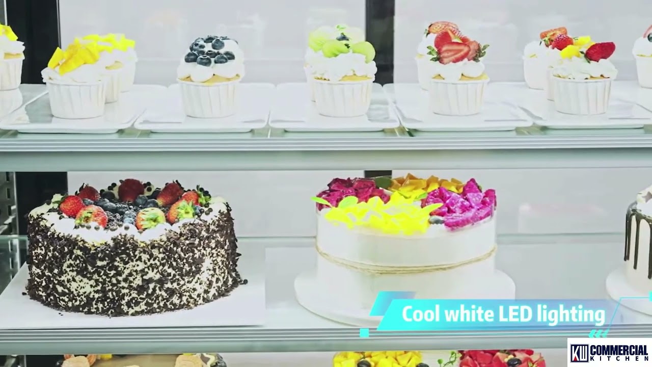 Bonvue SF840V Cake Display Fridge – 740L, Heated Glass, LED, 4-Star GEMS | KW Commercial Kitchen