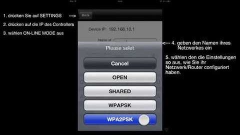 Online Mode of WIFI LED Controller for iPHONE-iPAD IOS and Android