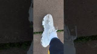 How to professionally clean Gore Tex trail running shoes #Shorts