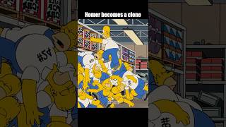 Homer becomes a clone