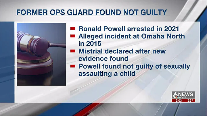 Former OPS security guard found not guilty in child sex assault case