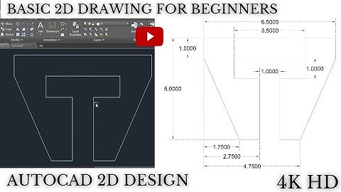 AutoCAD 2D Practice drawing in Hindi | AutoCAD 2D and 3D Drawing for beginners | AutoCAD 3D drawing