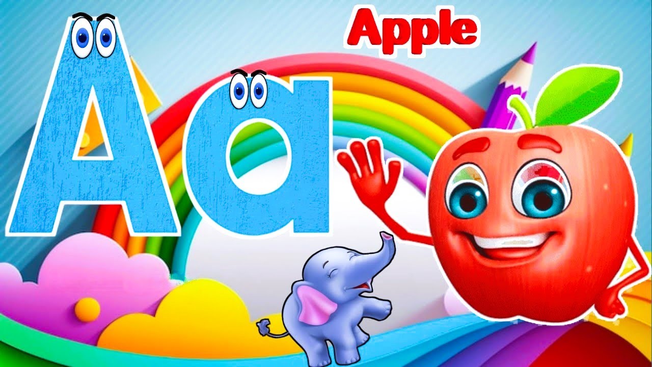 ABC Alphabet Song For Baby || Abcd Rhymes For Kids || A is For Apple, B ...