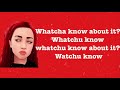 Danielle Bregoli Is BHAD BHABIE “Hi Bich Whatchu Know” Lyrics