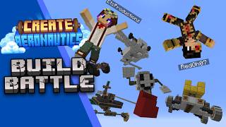 We Built WORKING Battle Bots In Minecraft with Create Aeronautics