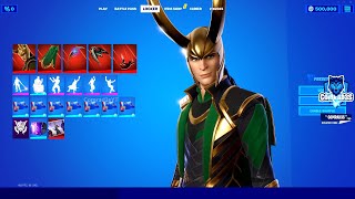 Loki July Crew Pack Showcase - Loki Skin, Backbling, Pickaxe, Glider Preview