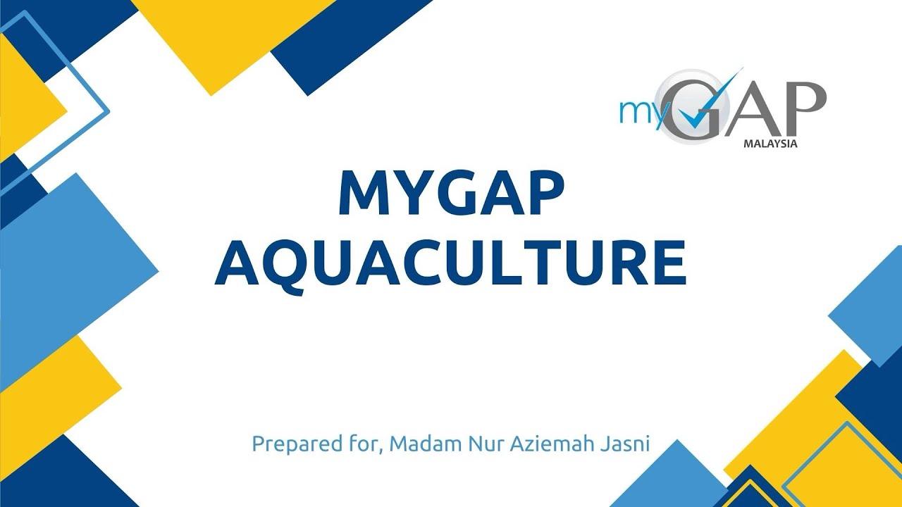 VIDEO PRESENTATION AGR613 (MYGAP AQUACULTURE) - YouTube