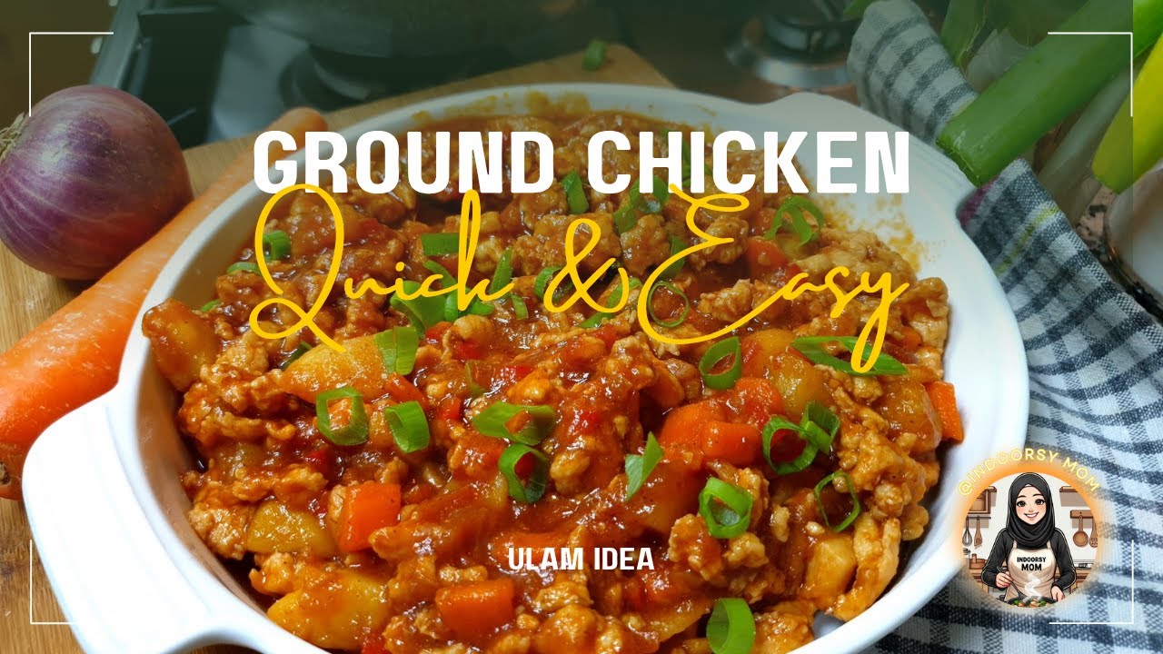 Quick and Easy Ground Chicken Recipe | Indoorsy Mom - YouTube
