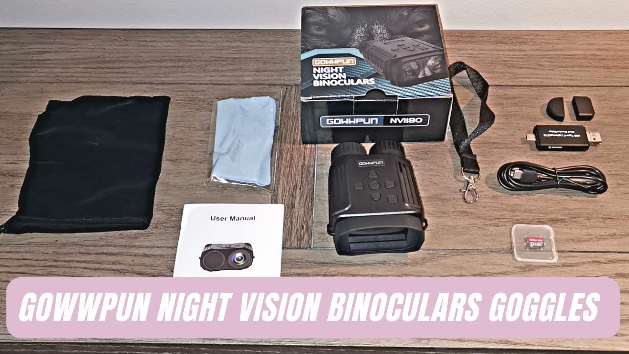 Mini Night Vision Binoculars with SD card and card reader munimoro.gob.pe