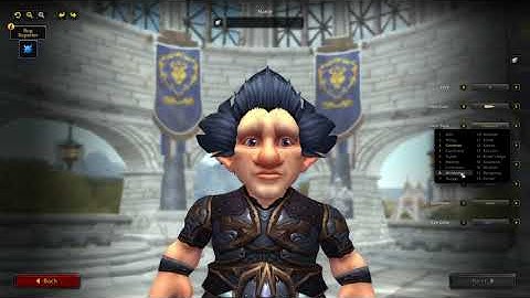 World of Warcraft Shadowlands Character Creation Gnome Male