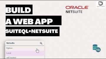 Build a Python Web App to Retrieve NetSuite Data via SuiteQL | AI