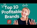 What is selling on Poshmark in 2021- My Most Profitable brands #topbrandstoresell