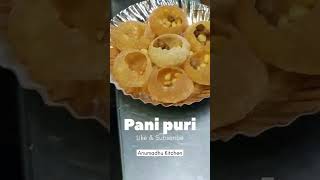 Panipuri #anumadhukitchen #trendingfood #viralshorts #viral #panipuri #streetfood