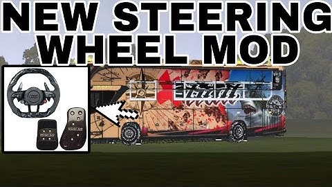 NEW STEERING WHEEL & PEDALS MOD for BUSSID! 🚍🔥 | Ultra Realistic Driving Setup