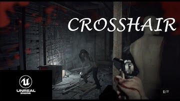 UE4 Tutorial: Setup Crosshair Using Material (Simple)