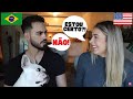 *PRANK* PURPOSELY SAYING WORDS WRONG IN PORTUGUESE TO SEE MARCIO&#39;S REACTION/ INTERNATIONAL COUPLE