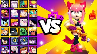 MELODIE VS TÜM KARAKTERLER 📣 YOK EDİYOR - Brawl Stars #sandsoftime