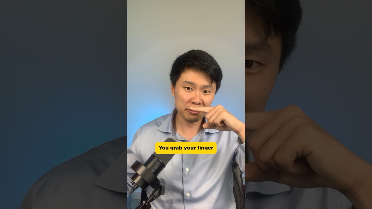 Practice this to calm your nerves before speaking in public 