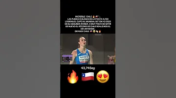 La Posta 4x100 Femenina De Chile Está En El Mundial De Tokio 2025 Con Una Marca De 43 74 
