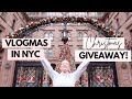 VLOGMAS DAY 13: CHRISTMAS IN NEW YORK! **GIVEAWAY!!** Work from home day, Rolf&#39;s, Bergdorfs Ornament