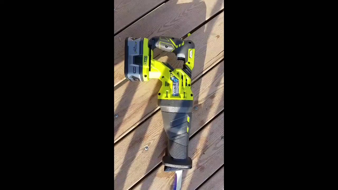 Ryobi Review Reciprocating Saw One+ 18v Junk YouTube