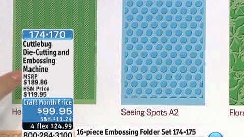 Cuttlebug Die-Cutting and Embossing Machine with Added F...